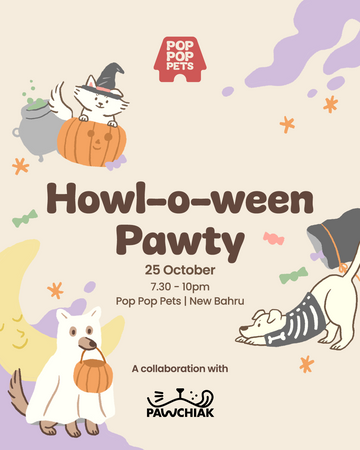 Howl-o-ween Pawty 2025 - 25 October 7.30pm