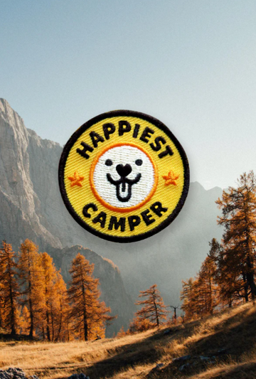 Scout's Honour (Ironed-On Patches) - Happiest Camper