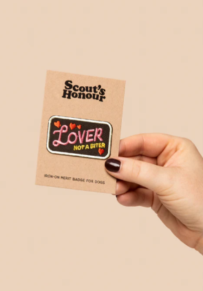 Scout's Honour (Ironed-On Patches) - Lover Not Biter