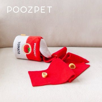 Poozpet Tomato Can Snuffle Toy