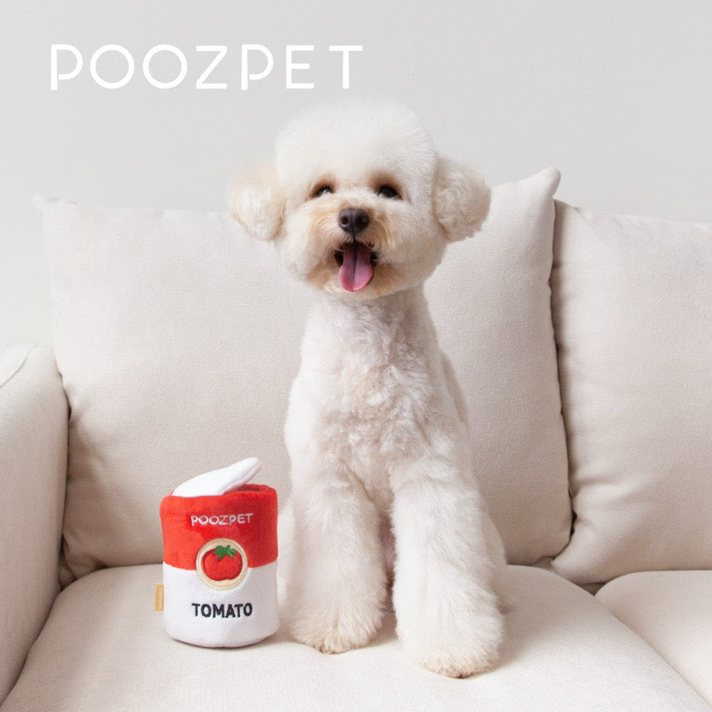 Poozpet Tomato Can Snuffle Toy