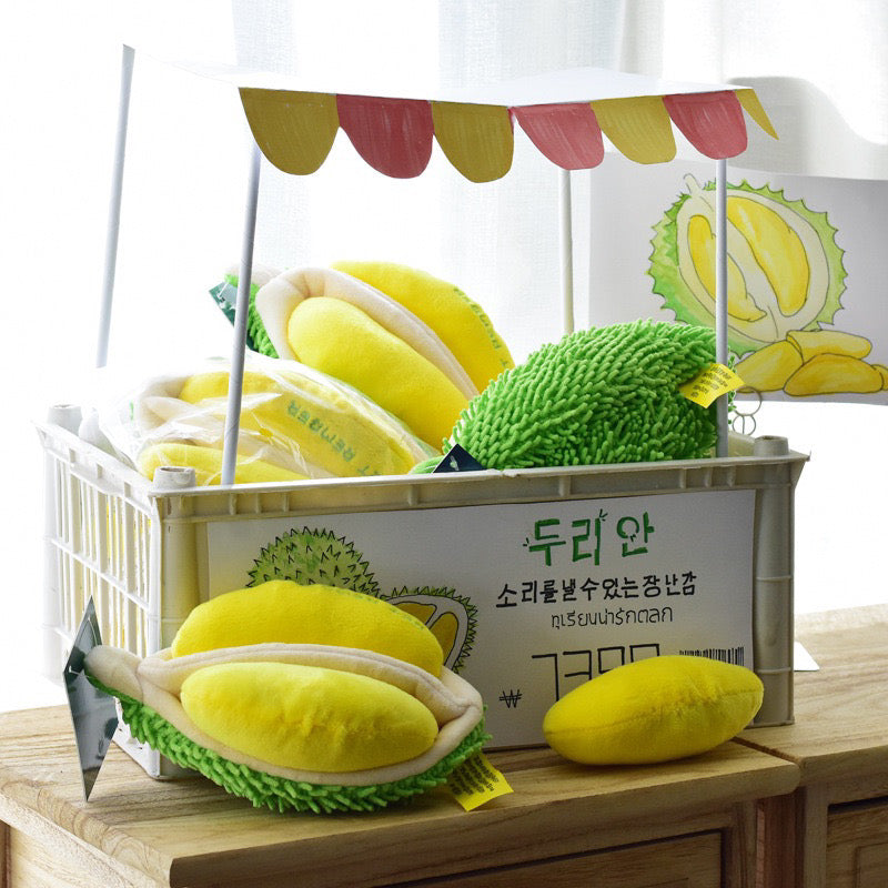 Singapore Squeaky Durian Dog Toy Tourist Souvenir Gift