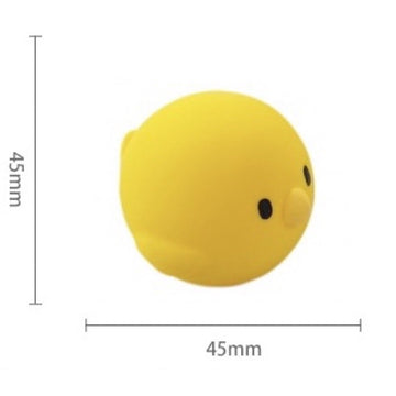 Petio Japan Rubber Squeaky Squishy Dog Toys - Super Durable for small but strong chewers (Chick)