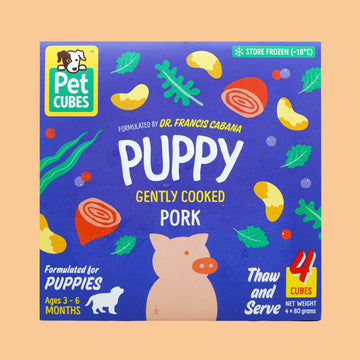 Pet Cubes Gently Cooked for Puppy