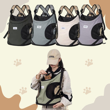 Pet Nylon Tote Backpack