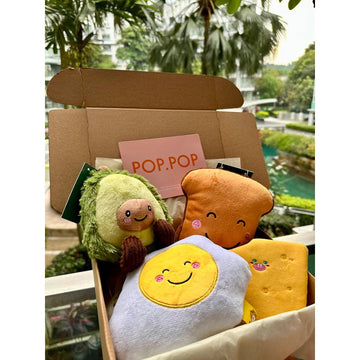 Super Value Themed Dog Toy Boxes (Avo Toast Brunch Box)
