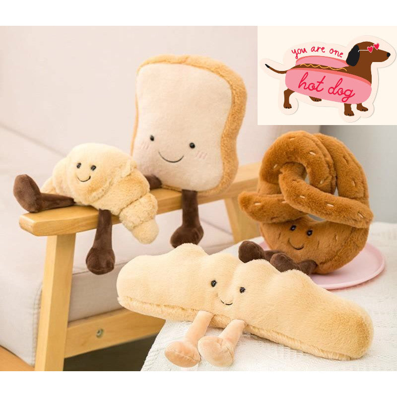 Squeaky Baguette Buddy Soft Toy for Dogs/Cats