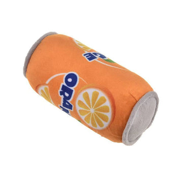 Pop & Fizz Squeaky Plush Toys for Dogs/Cats (Fanta)