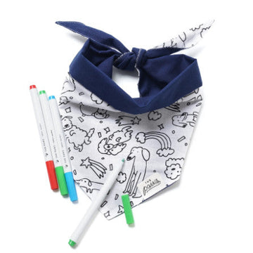 The Paws Coloring Bandana