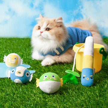 Poozpet Pufferfish Cat Wand (Catnip)