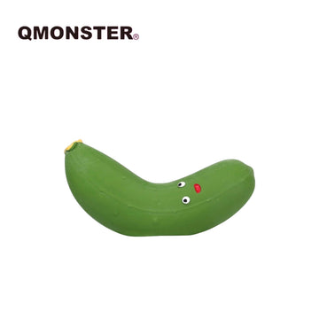 Qmonster Cucumber Rubber Squeaky Toy