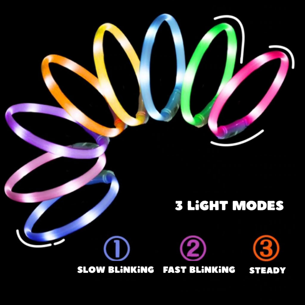 LaRoo Night Light Collar for Dogs / Cats