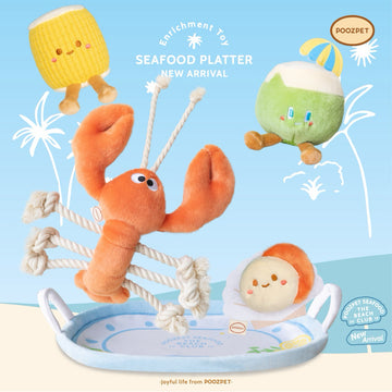 Poozpet Seafood Platter Snuffle Mat