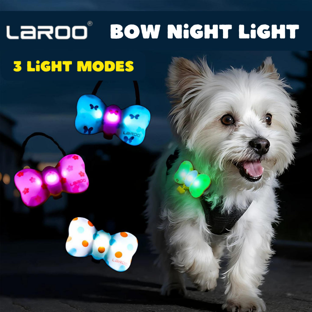 LaRoo Bow Night Light for Dogs / Cats