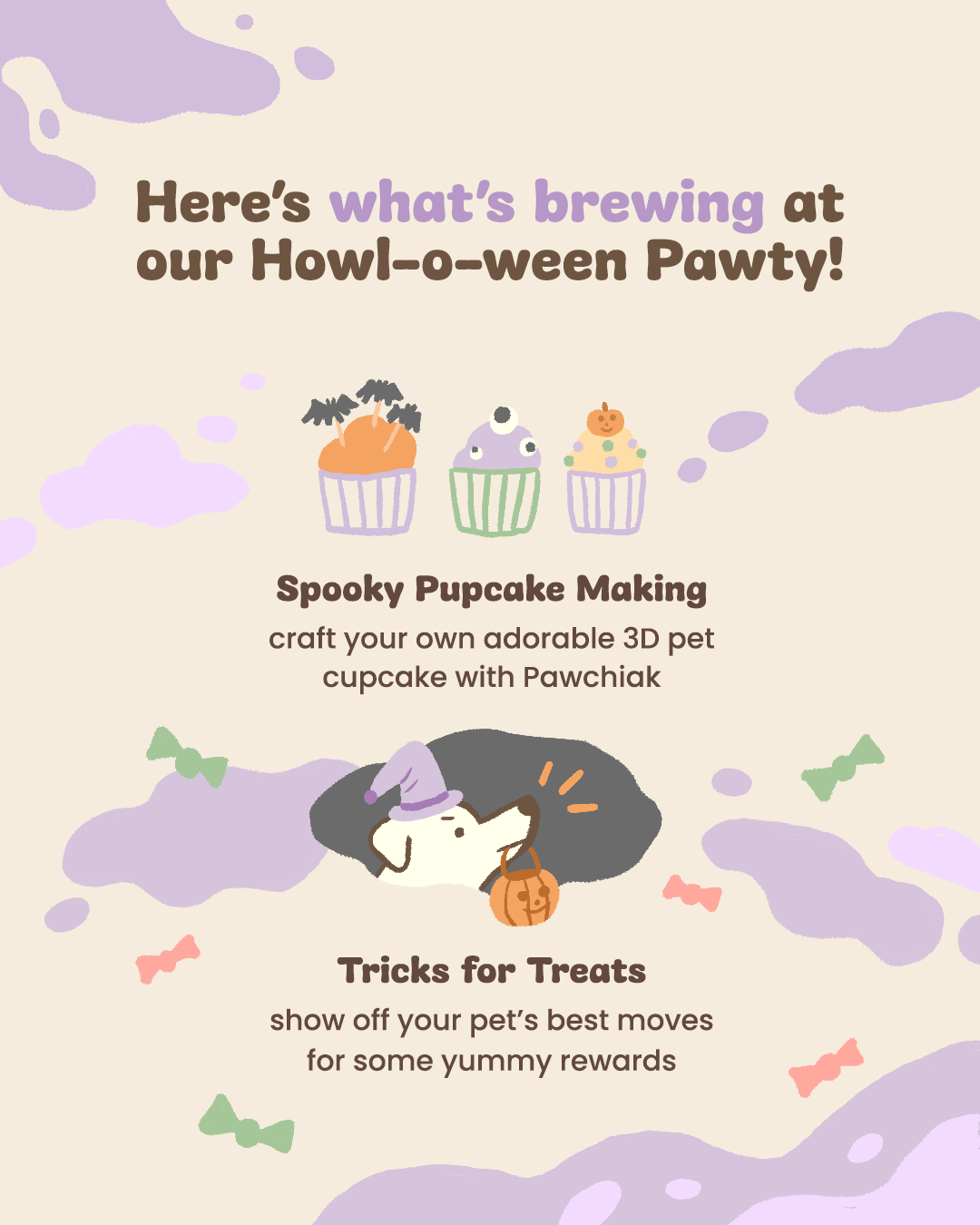 Howl-o-ween Pawty 2025 - 25 October 7.30pm