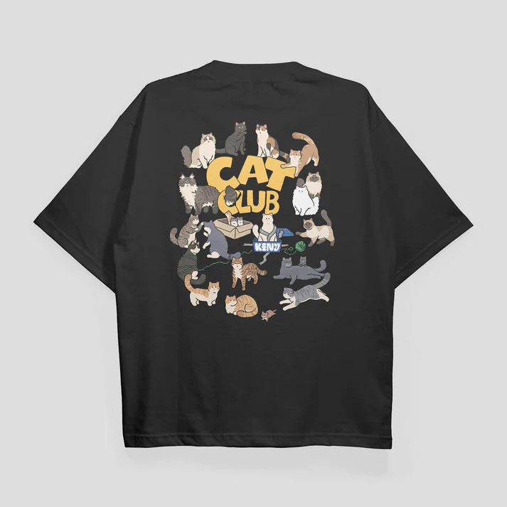 KINU Cat Club T-Shirt