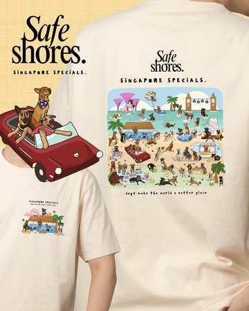 In Warm Regard Safe Shores Oversized T Shirt
