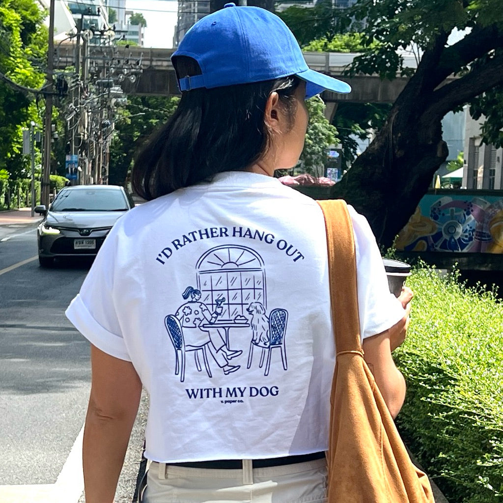 V Paper Co Rather Hangout With My Dog Tee