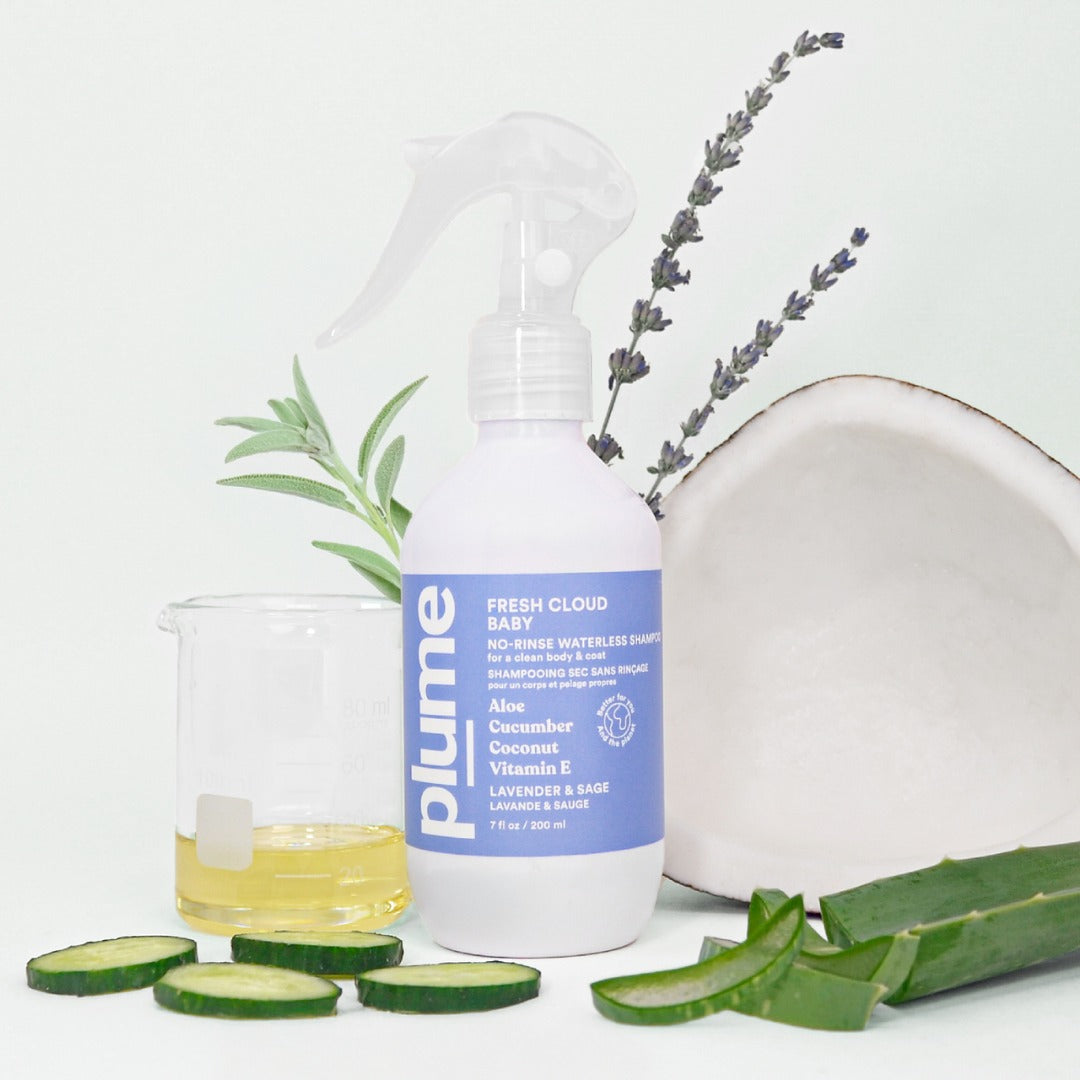 Plume No-Rinse Waterless Shampoo for Sensitive Skin - 200ML - Lavender & Sage