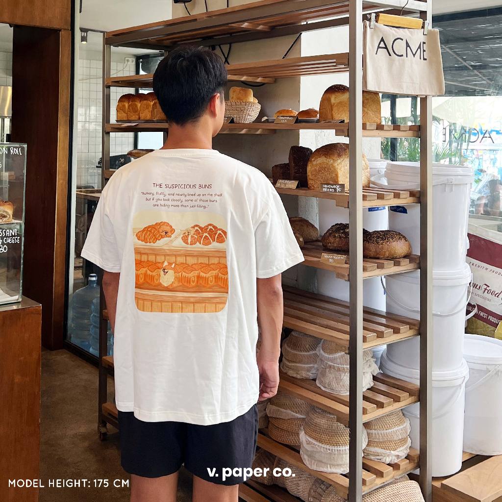 V Paper Co Suspicious Bun Tee