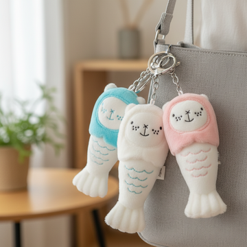 Nom Merlion Chou Chou Mini Keychain