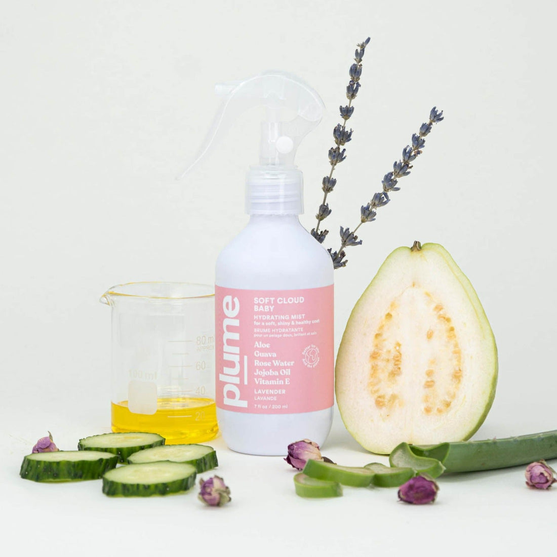 Plume Soft Cloud Baby Hydrating Mist / Detangler / Leave-In Conditioner - Lavender - 200ml