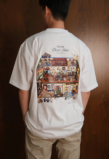 In Warm Regard Give Your Best Shot - Cats Oversized T-Shirt