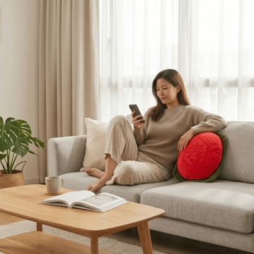Nom Ang Ku Kueh Cushion