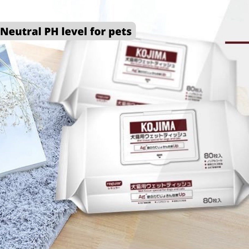 Kojima Pet Wet Wipes Gentle Cleansing