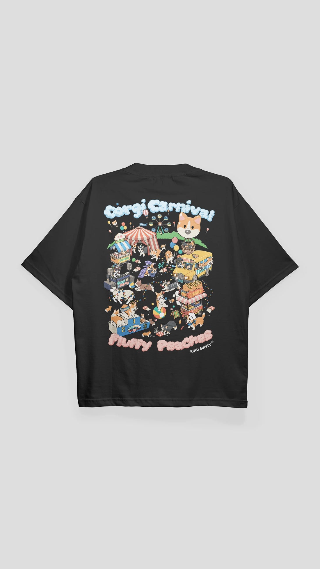 KINU Corgi Carnival T-shirt