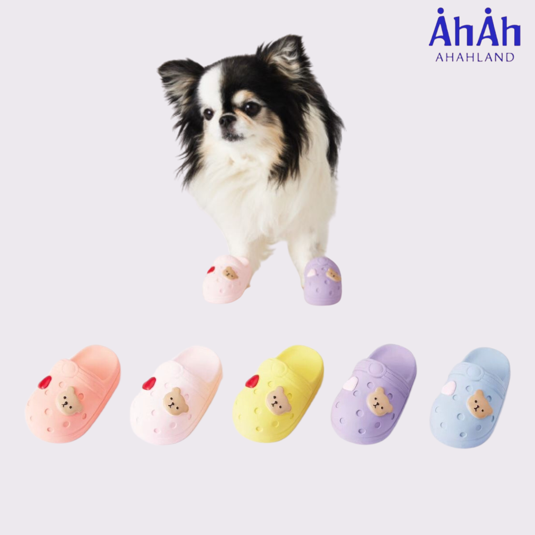 AhAhLand Korea Squeaky Rubber Dog Toy (Crocs)