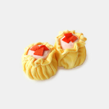 Singapore Pineapple Tart Kueh Dog Toy Tourist Souvenir Gift Furball Collective (Siew Mai with Bell）