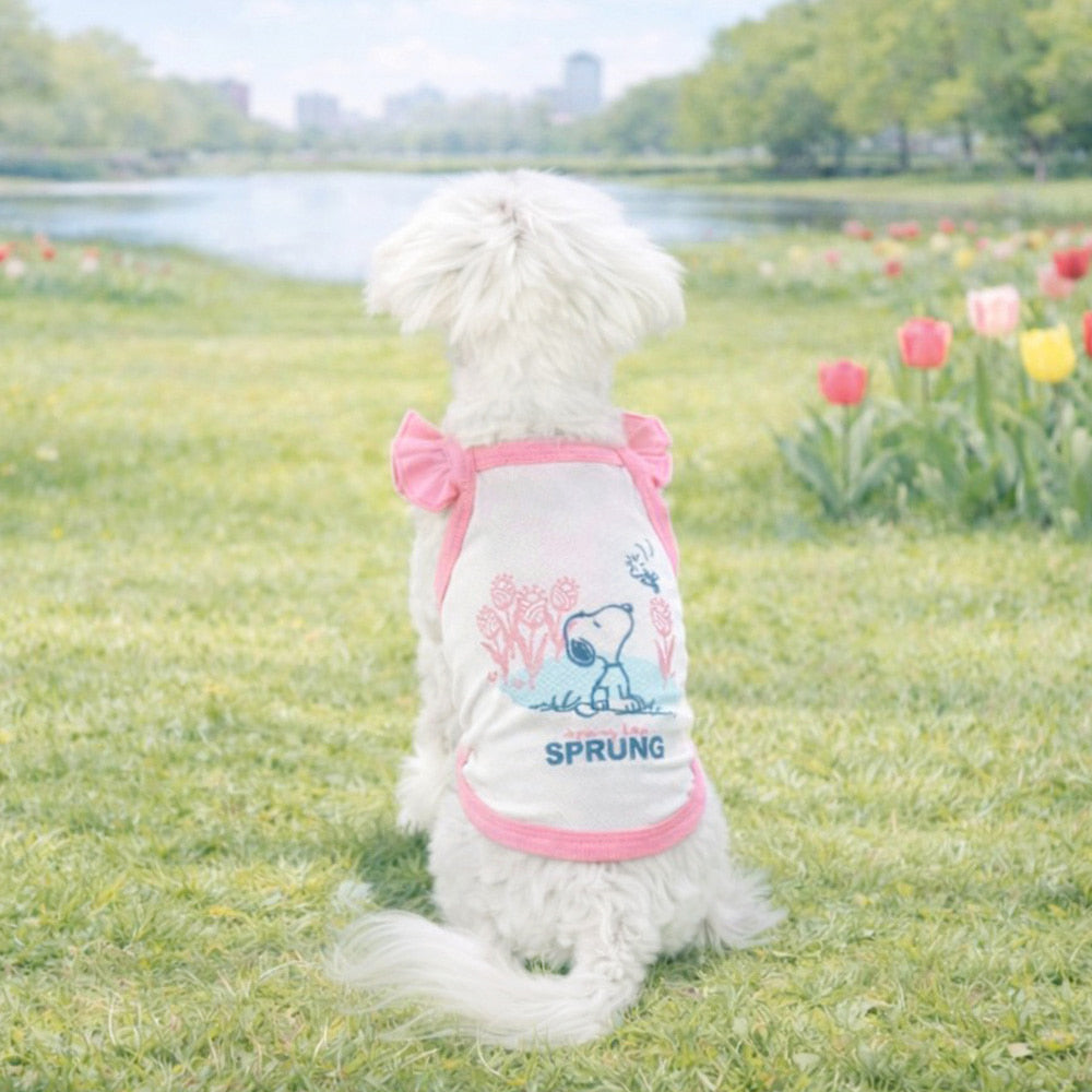 Peanuts Korea Blooming Spring Singlet for Pets