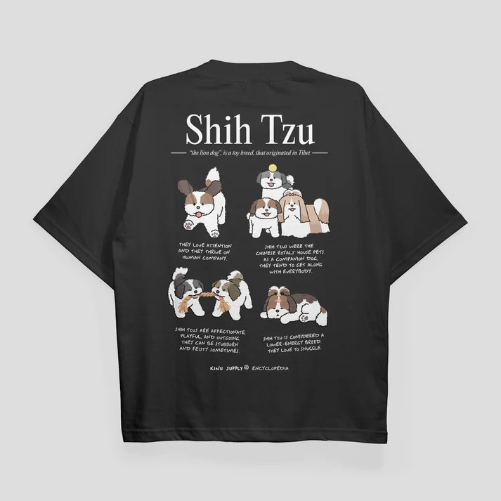 KINU Shih Tzu Encylopedia T-shirt