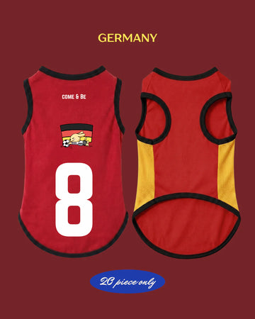 Comeandbe World Cup Cooling Pet Jersey - Germany