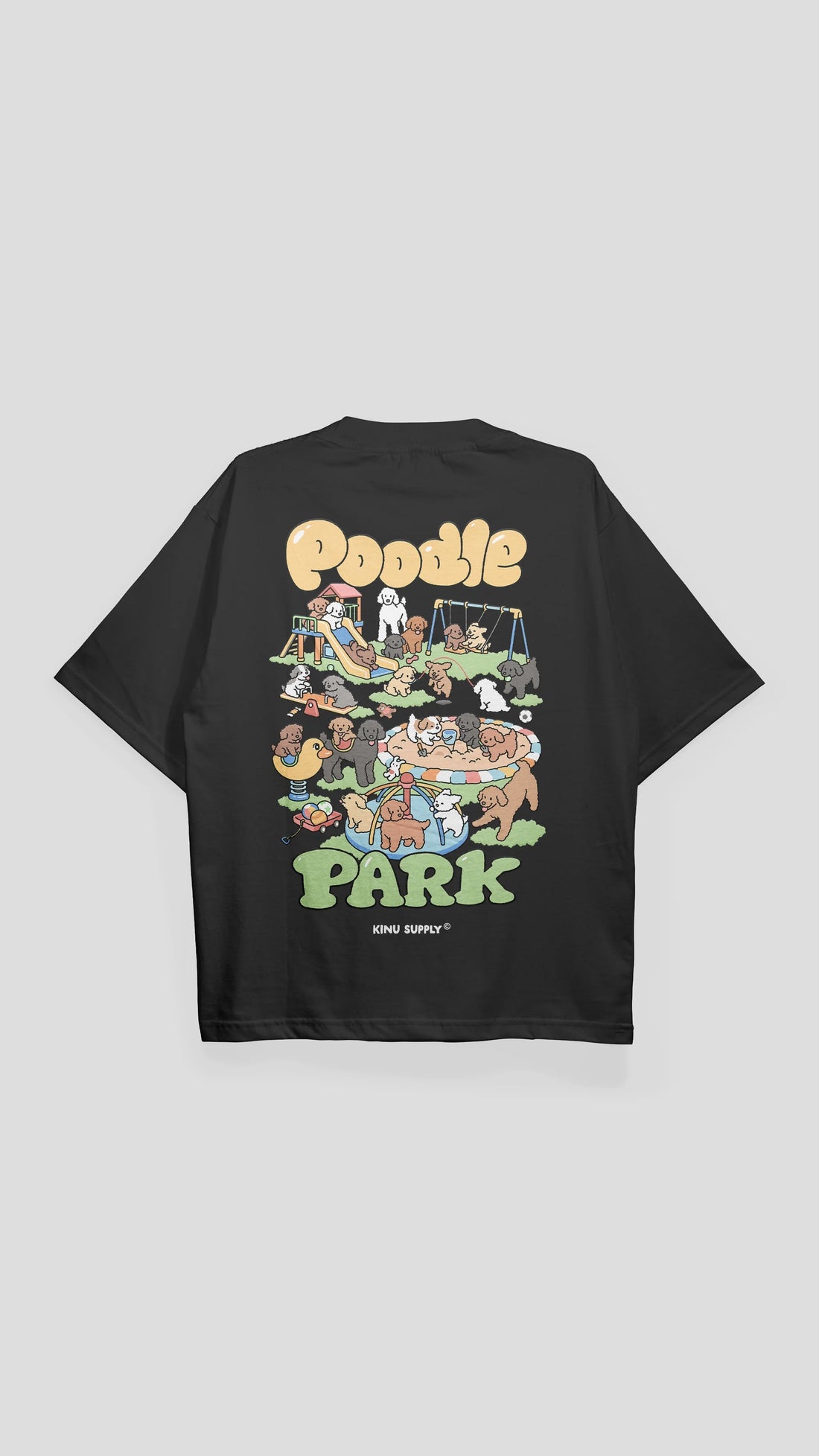 KINU Poodle Park T-shirt