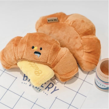 Dog Toy Interactive Butter Croissant Dog Treats