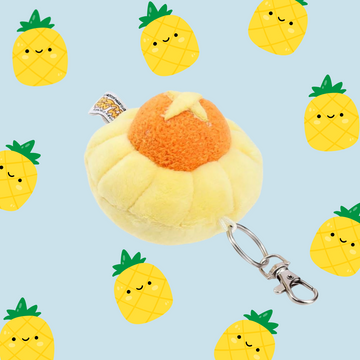 Tropical Delight Nom Pineapple Tart Keychain