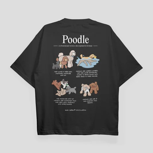 KINU Poodle Encyclopedia T-shirt