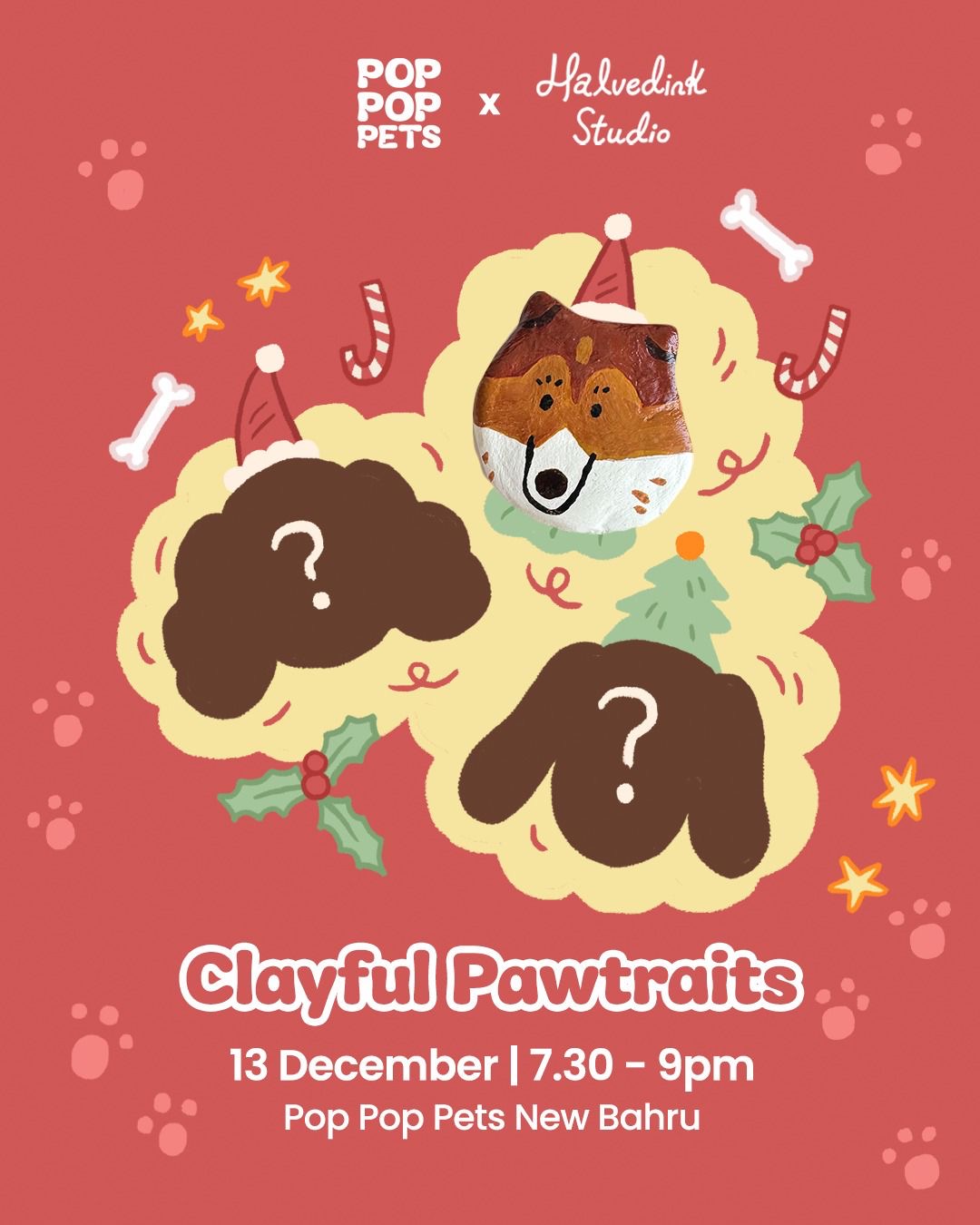 Pop Pop Pets x Halvedink Studio: Clayful Pawtraits