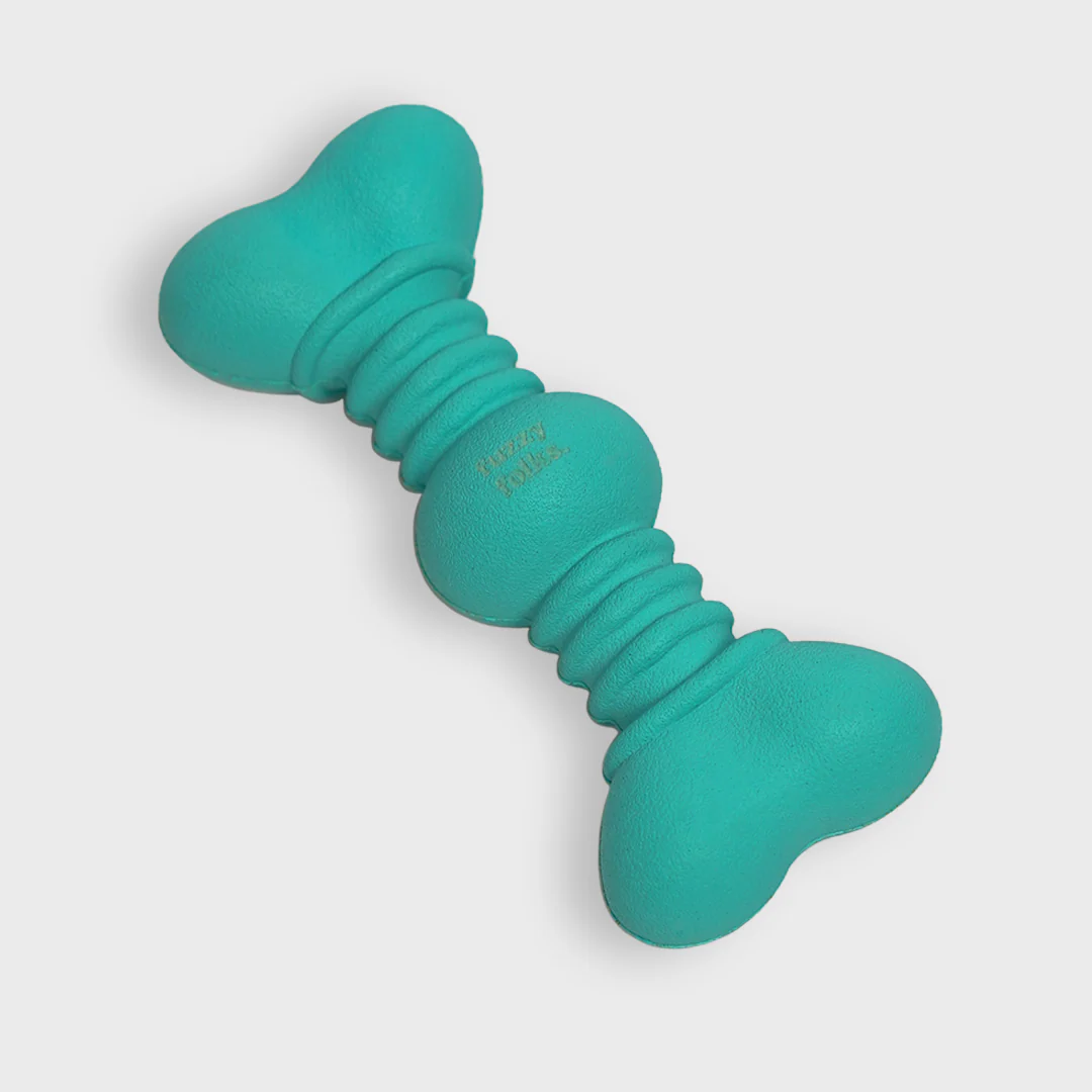 Fuzzy Folks Natural Rubber Bone Chew Toy