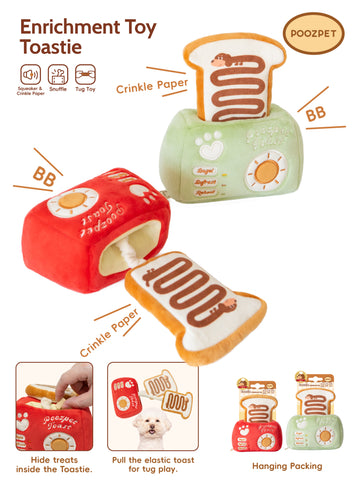 Poozpet Toastie Snuffle Toy