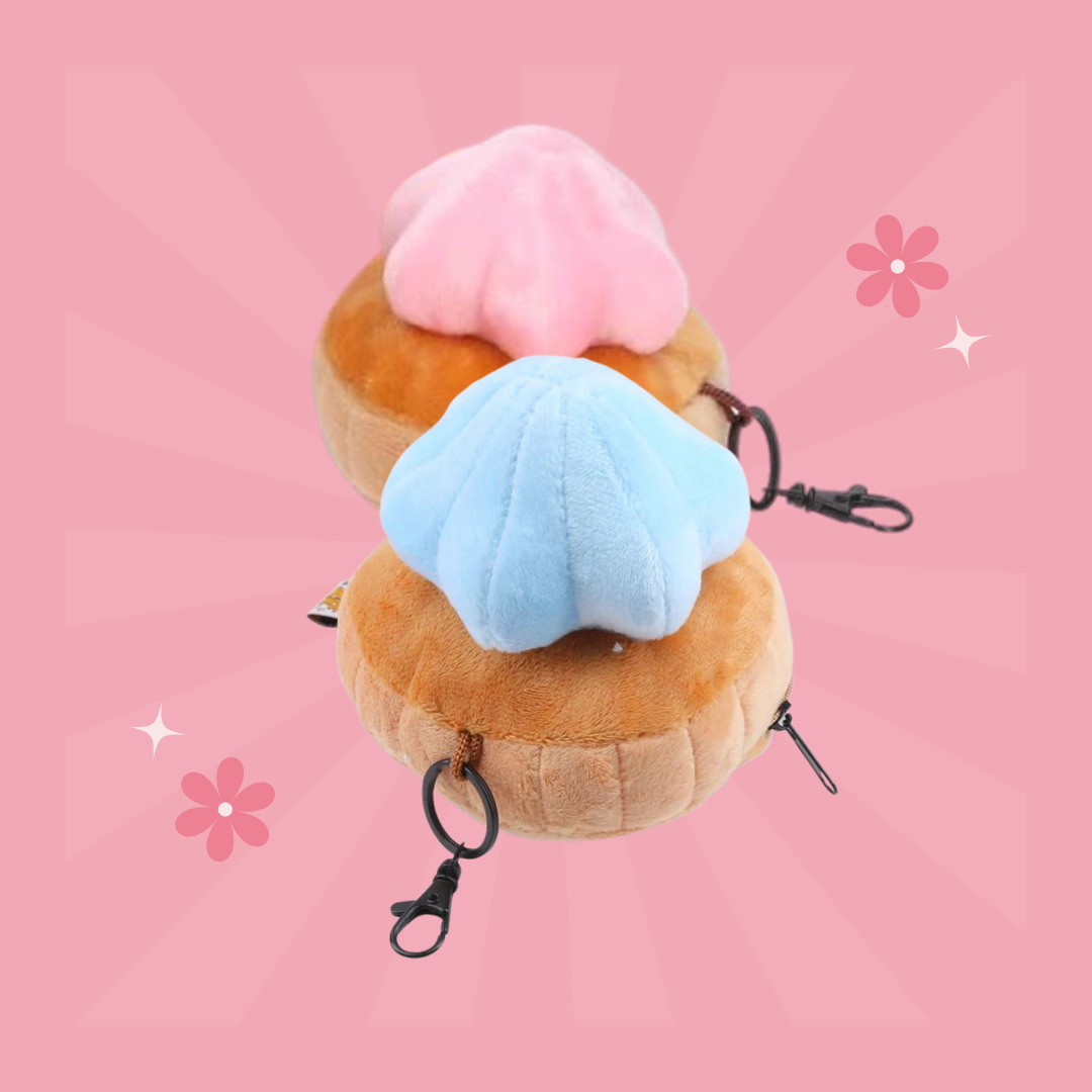 Sweet Treat Nom Nostalgic Gem Biscuit Keychain Pouch
