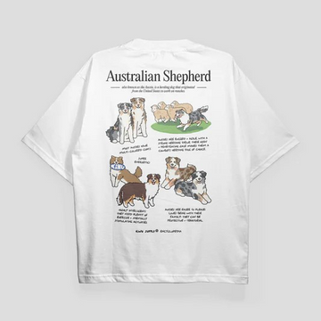 KINU Australian Shepherd Encyclopedia T-shirt