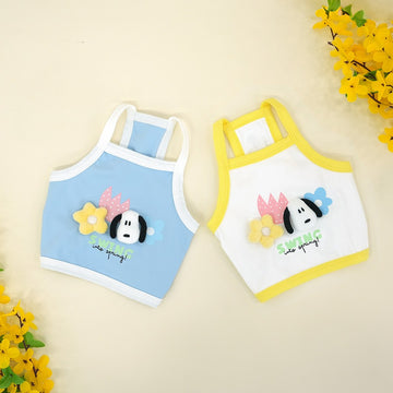 Peanuts Korea Buddy Doll Crop Singlet for Pets