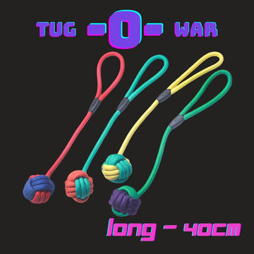 Colorful Dog Rope Tug Toy Tough & Durable (Long - 40cm)
