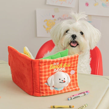 Storybook Puzzle Snuffle Interactive Toy for Dog/ Cat (Lunchbox)
