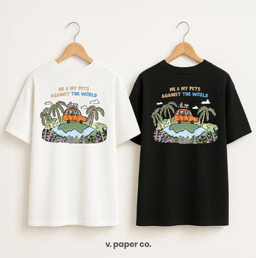 V Paper Co Me and My Pet Against The World Oversized Tee