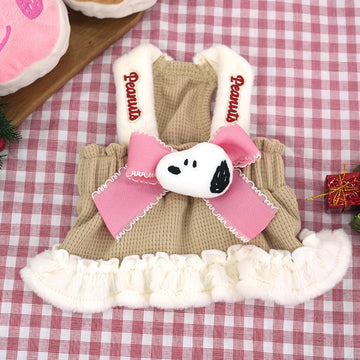 Peanuts Korea Ribbon One Piece Dress