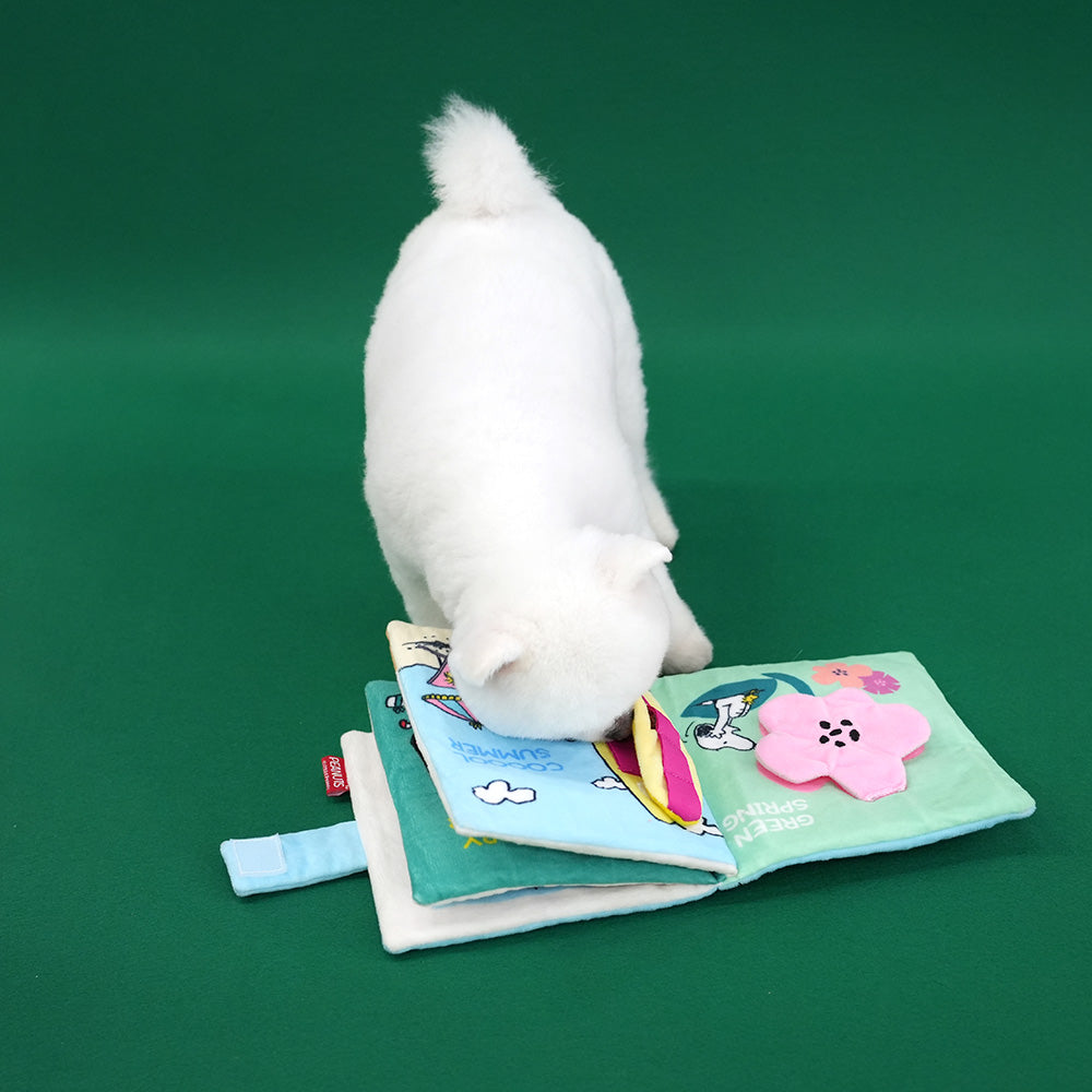 Peanuts Korea Four Season Book Snuffle Toy